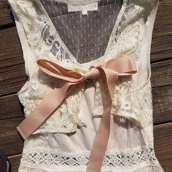 Altar'd State Lace Cream Dress - Picture 3 of 5